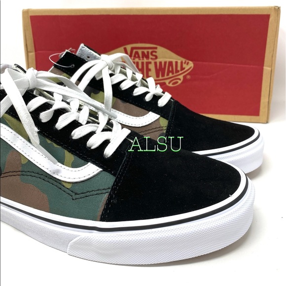 VANS Old Skool Woodland Camo Men’s Sneakers Canvas - Picture 10 of 11